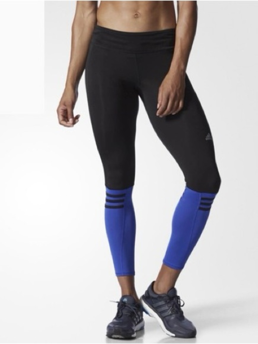 Adidas Black Response High-Rise Athletic Leggings (S)